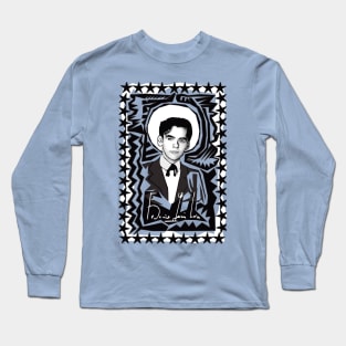 Federico García Lorca in Black and White Long Sleeve T-Shirt